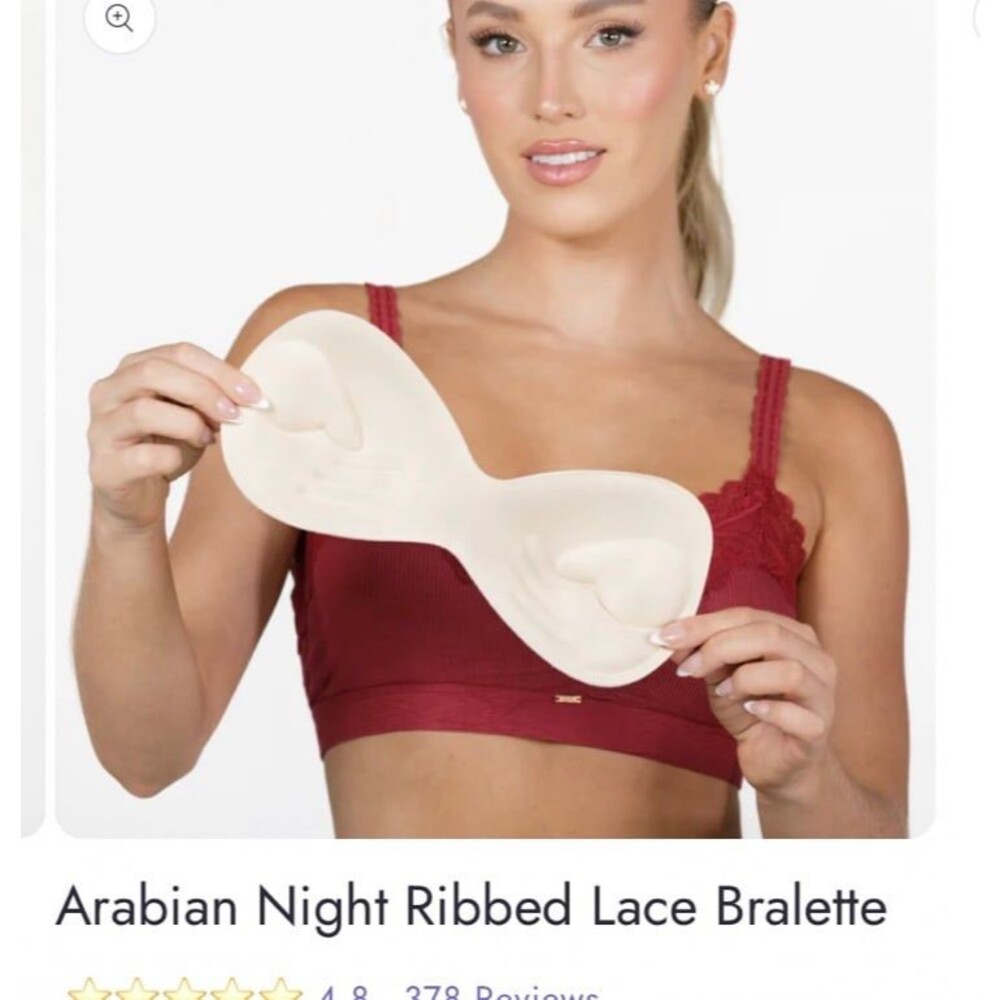 Jady K Bralette L/XL JADYK BRALETTE NEW womens Large X-Large removable pads L XL - Picture 2 of 8